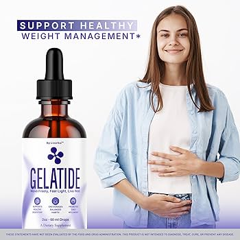 Gelatide capsules and liquid drops